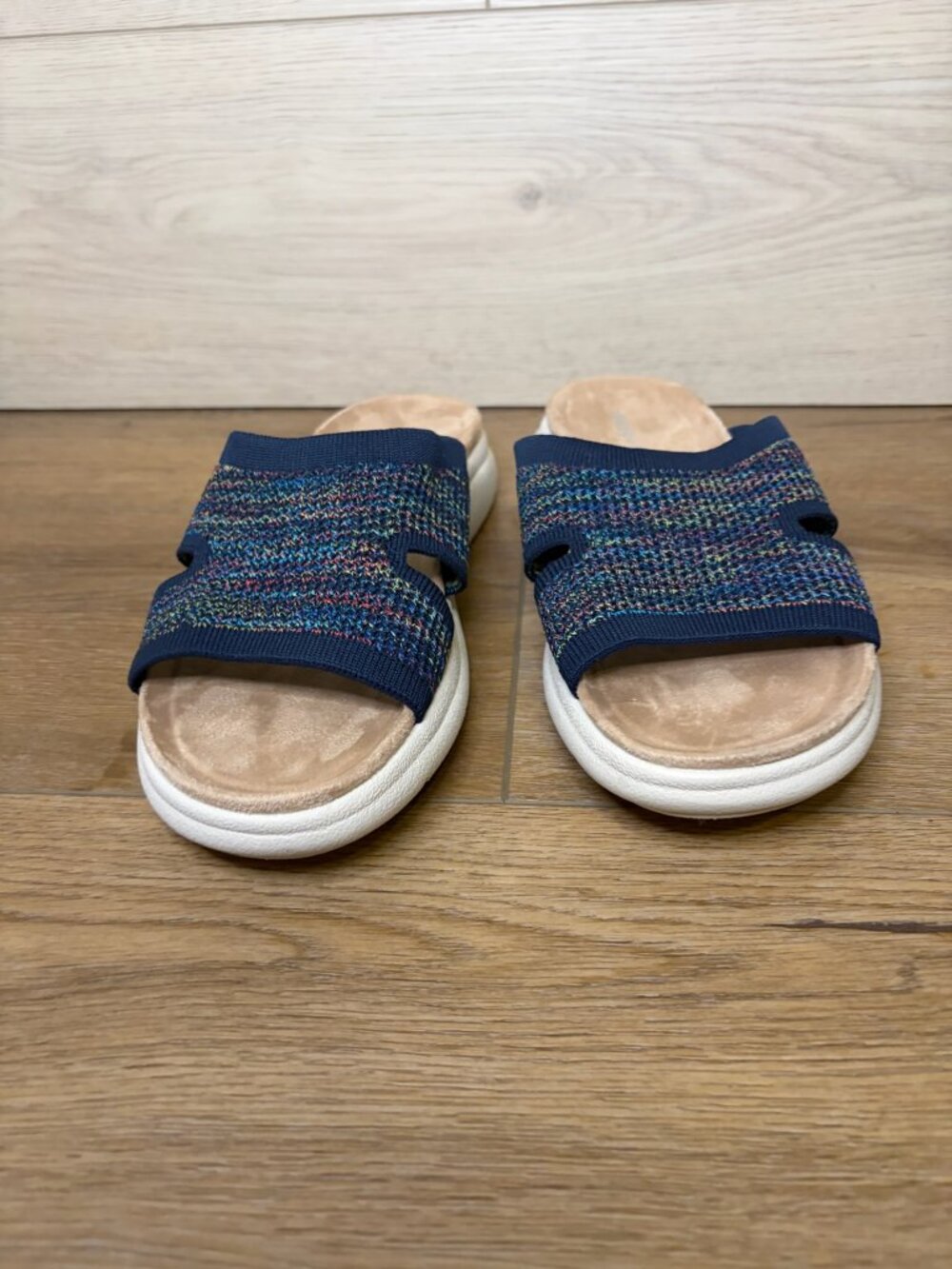 Easy Spirit Womens Seamari2-H Sporty Slide Sandals Dark Blue Size 8M